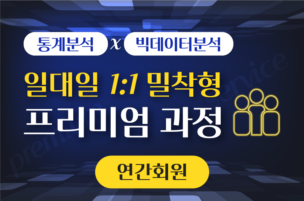 1:1 밀착형 프리미엄 과정 (연간)